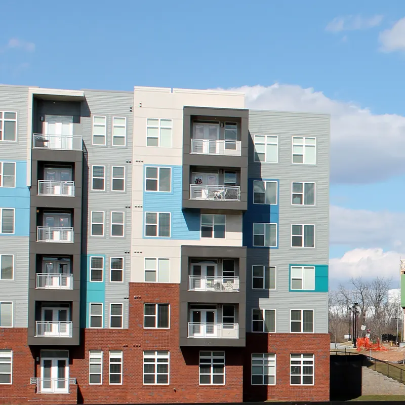 Suburban townhomes and apartments in King of Prussia, PA