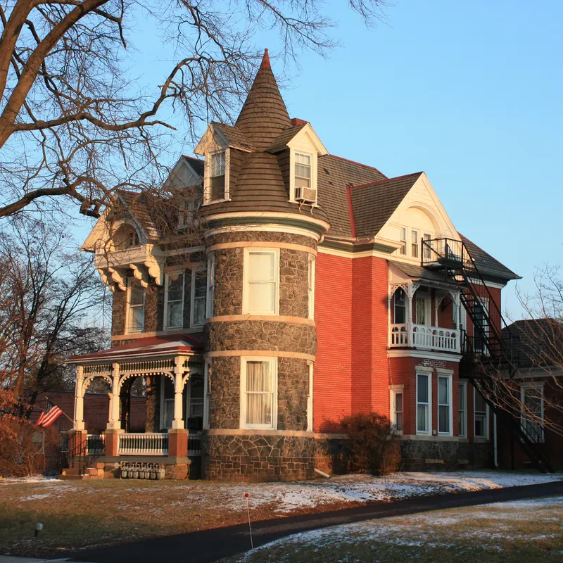 Twin homes with front porches in Royersford, PA